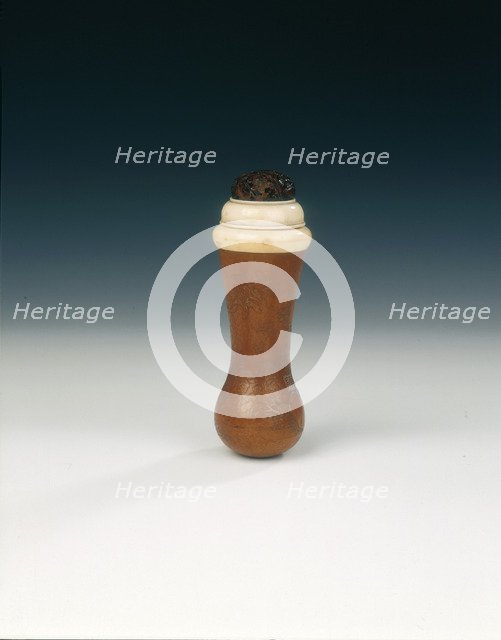 Gourd cricket box, Qing dynasty, China, mid 19th century. Artist: Chen Jintang