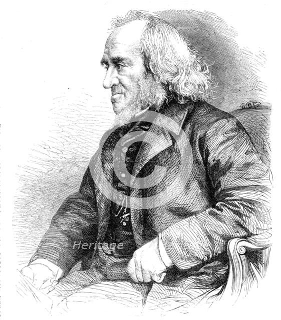 The late W. Hunt, water-colour painter, 1864. Creator: Unknown.