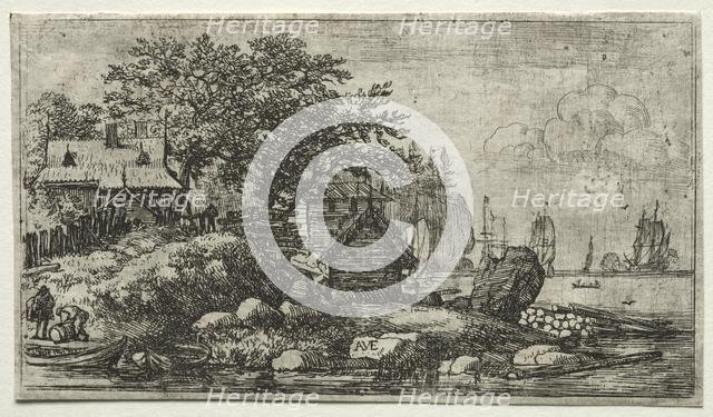 Landscape with Two Empty Boats. Creator: Allart van Everdingen (Dutch, 1621-1675).