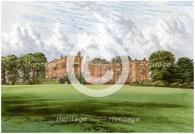 Temple Newsam, home of the Meynell-Ingram family, c1880. Artist: Unknown