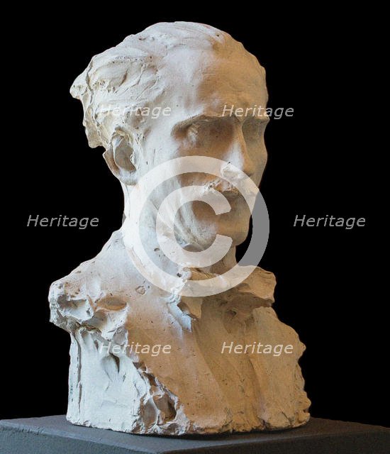 Portrait of the composer Arturo Toscanini (1867-1957). Creator: Trubetskoy (Troubetzkoy), Prince Pavel Petrovich (1866-1938).