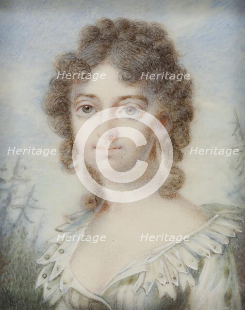 Portrait of a lady. Creator: Elise Arnberg.