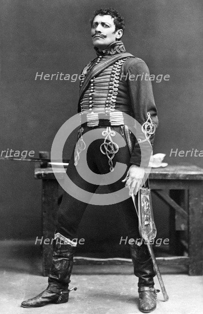 Lewis Waller (1860-1915), English actor and theatre manager, early 20th century.Artist: Ellis & Walery