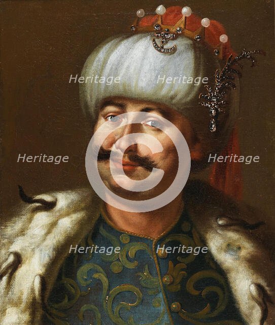 John III Sobieski, King of Poland, dressed as an Ottoman sultan. Creator: Tricius, Jan (ca 1620-1692).