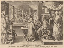 Silk Manufacture: pl.8, c. 1580/1590. Creator: Theodoor Galle.