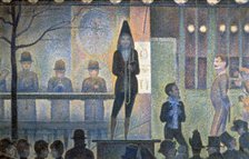 'Circus Sideshow', 1887-1888. Artist: Georges-Pierre Seurat