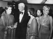 Princess Grace with Peter Graves, his wife and Jacqueline Huet, Monte Carlo, c1975-c1982(?). Artist: Unknown