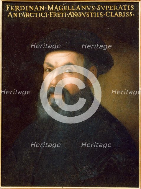Portrait of Ferdinand Magellan, c1552. Creator: Anonymous.