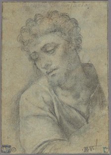 Study for the Figure of Christ Carrying the Cross, about 1513-1514. Creator: Sebastiano del Piombo.