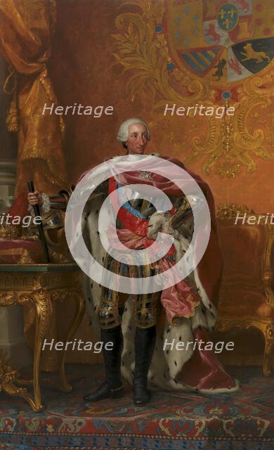 Portrait of King Charles III of Spain, 1765-1766. Creator: Anton Raphael Mengs.