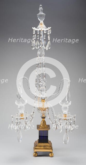 Candelabra, England, 1780/1800. Creator: Unknown.