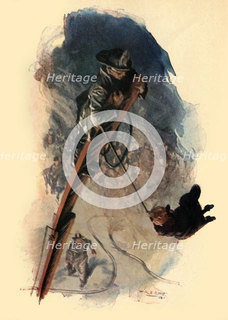 "Full Width of the Street Swung The Pendent Figure", 1910. Creator: W. R. S. Stott.