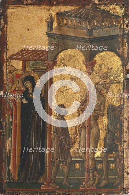 The Flagellation, first half 14th century. Creator: Master of Forli.