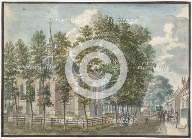 View of the Church of Bloemendaal, 1713-1780. Creator: Jan de Beyer.