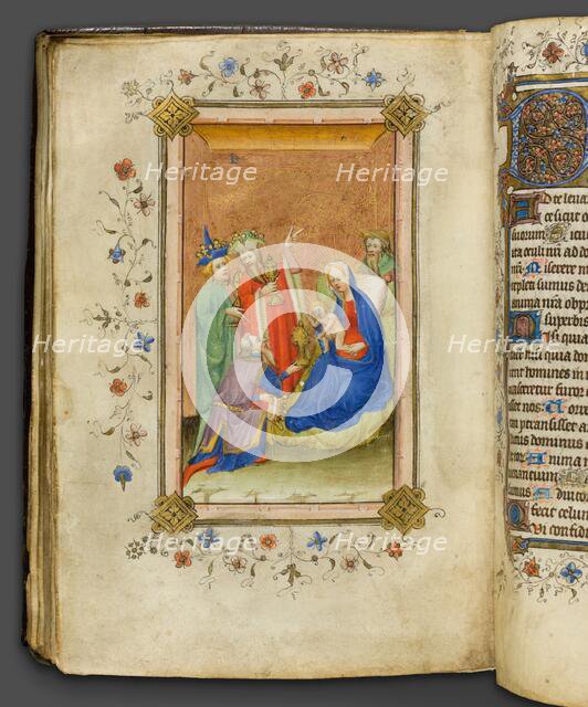 Stonyhurst Hours (Use of Sarum), c. 1400-10. Creator: Beaufort Saints Group.