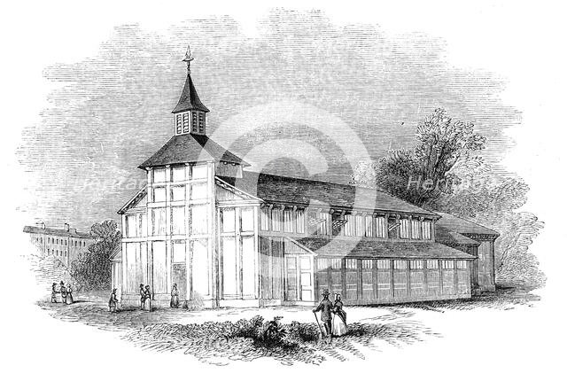 Temporary church, Kentish Town, 1844. Creator: Unknown.