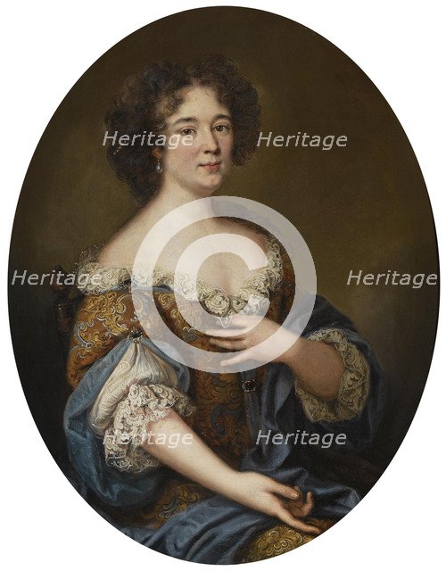 Portrait of Marie Mancini (1639-1715). Artist: Mignard, Pierre (1612-1695)