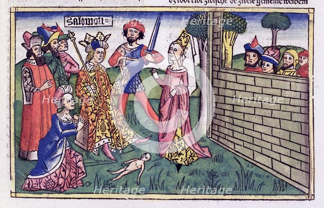 The Judgement of Solomon. Artist: Unknown