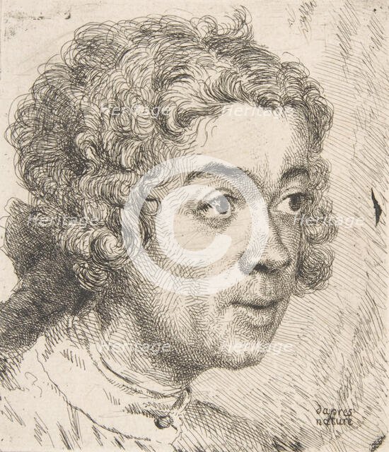 Self Portrait as a Young Man, 1733. Creator: Jean-Etienne Liotard.