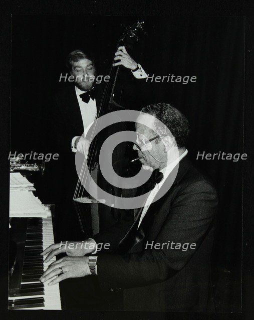 Len Skeat (bass) and Bobby Tucker (piano) playing at the Forum Theatre, Hatfield, Hertfordshire, 12  Artist: Denis Williams