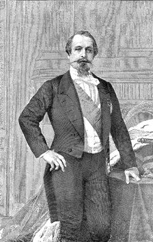 Portrait of Emperor Napoleon III of France (1808-1873). Artist: Anonymous  