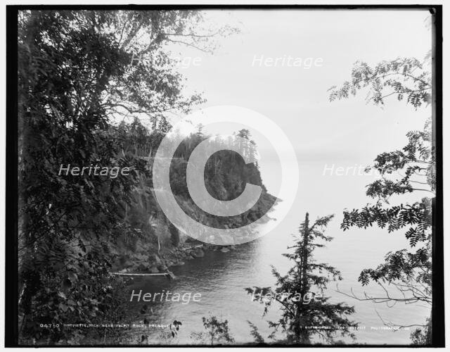 Marquette, Mich. near Pulpit Rock, Presque Isle, c1898. Creator: Unknown.
