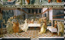 The Feast of Herod (Stories of Saint Stephen and Saint John the Baptist), Between 1452 and 1465. Creator: Lippi, Fra Filippo (1406-1469).