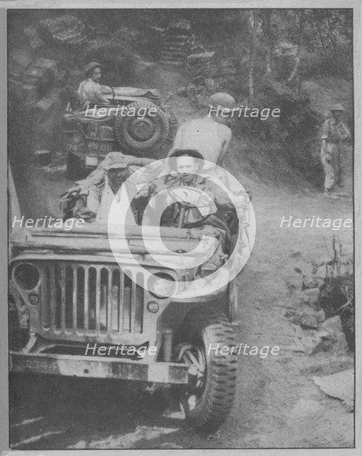 'Jeep-Turned-Ambulance', 1943-44. Artist: Unknown.