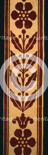 Border, France, Empire period, 1804/14. Creator: Unknown.