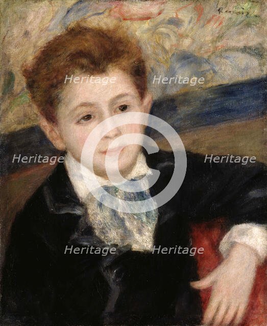 Portrait of Paul Meunier, c1877. Creator: Renoir, Pierre Auguste (1841-1919).