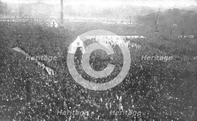 'La delivrance de l'Alsace et de la Lorraine celebree a Paris le 17 novembre 1918.  Creator: Unknown.