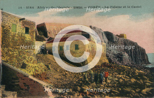 'Afrique Occidentale -Senegal - Gorée - La Falasise et le Castel', c1900.  Artist: Unknown.