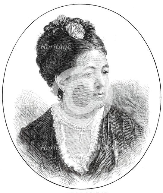 Mdlle. Titiens, of Her Majesty's Opera, 1876. Creator: Unknown.