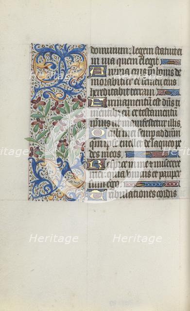 Book of Hours (Use of Rouen): fol. 119v, c. 1470. Creator: Master of the Geneva Latini (French, active Rouen, 1460-80).