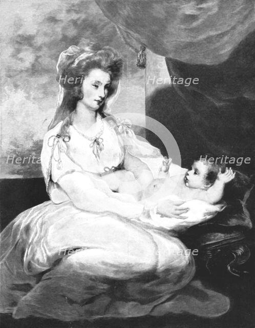 ''The Viscountess St Asaph and Child"; after Sir Joshua Reynolds, PRA', 1891. Creator: Unknown.