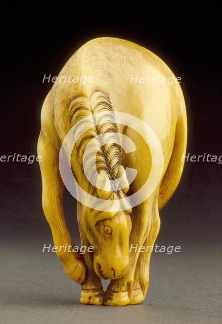 Grazing Horse, early 19th century. Creator: Unknown.