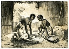 'Natives Making Pombe', 1883. Artist: Unknown