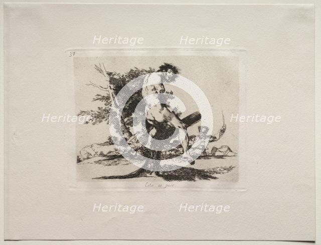 The Horrors of War: This Is Worse. Creator: Francisco de Goya (Spanish, 1746-1828).