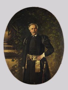 Portrait of Wincenty Pol, 1862. Creator: Aleksander Raczynski.