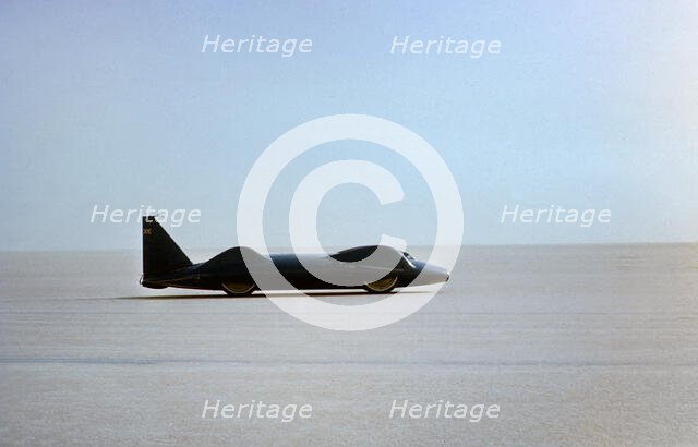 Bluebird CN7 World Land Speed Record attempt, Lake Eyre, Australia, 1964. Creator: Unknown.
