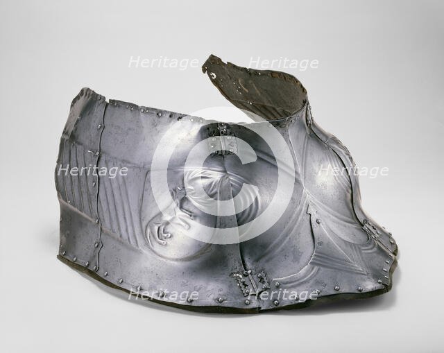 Peytral from a horse armor of Georg von Wolframsdorf, Mühlau, About 1480. Creator: Christian Spor.