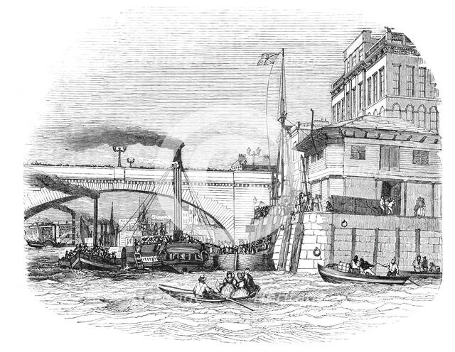 The London Bridge Steam Wharf, 1844. Creator: Unknown.