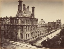 Tuileries Palace, Burned. General View, 1871. Creator: Alphonse J. Liébert.