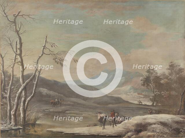 Winter Landscape, 1728. Creator: Marco Ricci.