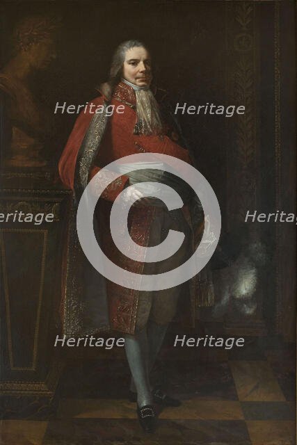 Portrait of Charles Maurice de Talleyrand Périgord (1754-1838), 1807. Creator: Prud'hon, Pierre-Paul (1758-1823).