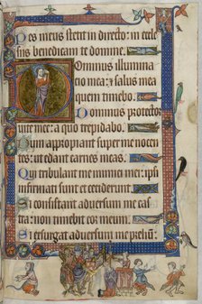 Psalm 24; Thomas Becket, c1325-1335.  Creator: Unknown.