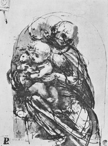'Madonna and Child with a Cat', 1478-1481 (1945). Artist: Leonardo da Vinci.