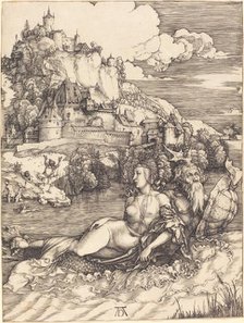 Sea Monster ("Das Meerwunder"), c. 1498. Creator: Albrecht Durer.