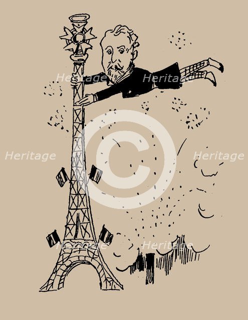 Comment on regarde la tour Eiffel, 06-1889, 1889. Creator: Anonymous.