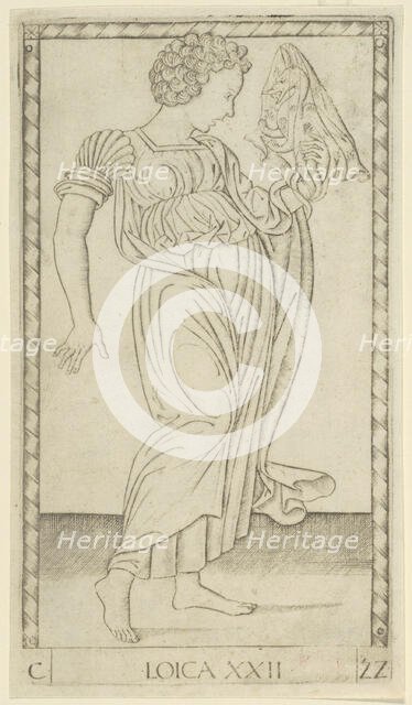 Logic, plate 22 from Arts and Sciences, c.1465. Creator: Unknown.